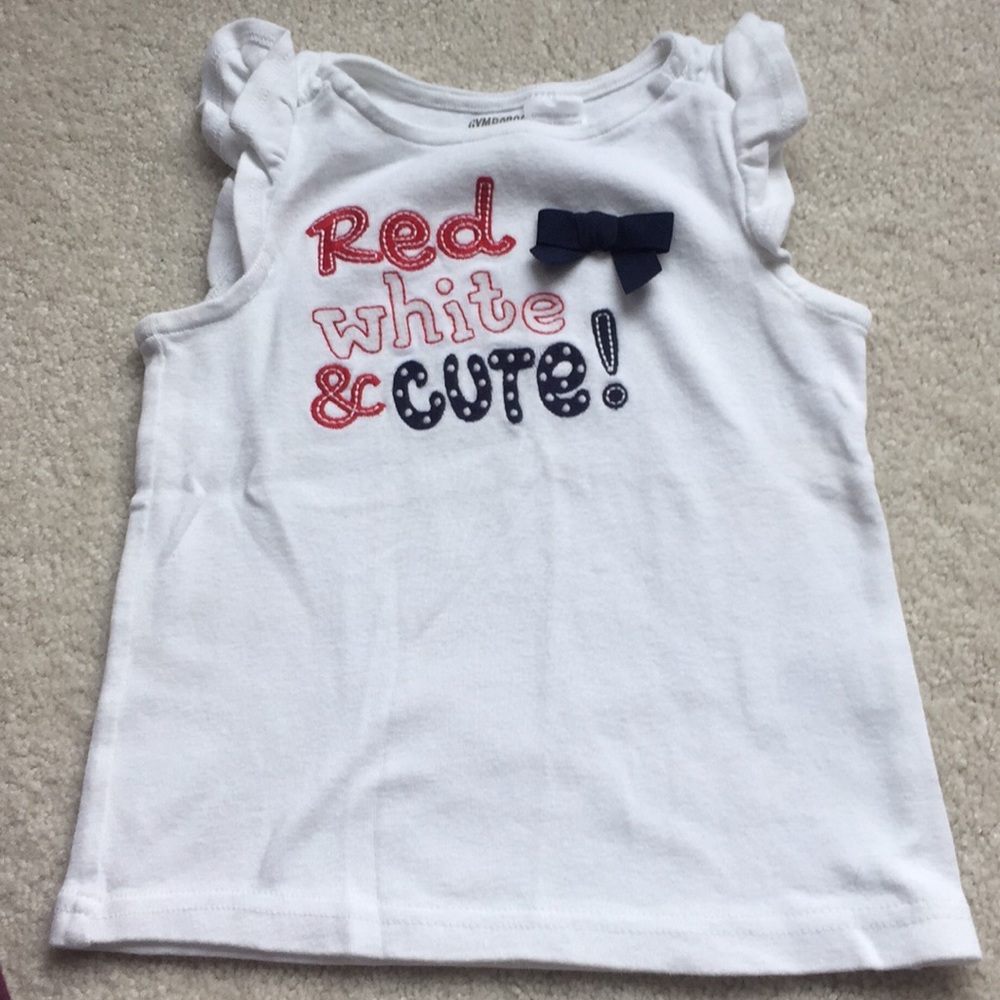 Red white and blue shirt